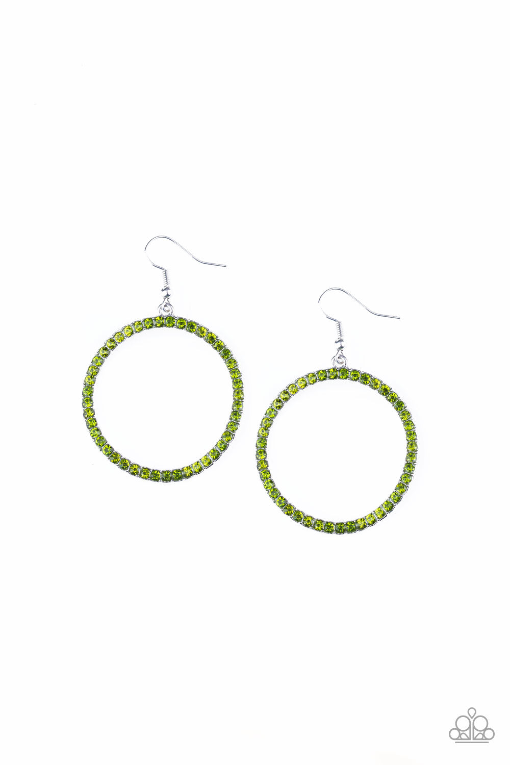 Stoppin Traffic - Green Paparazzi Earrings