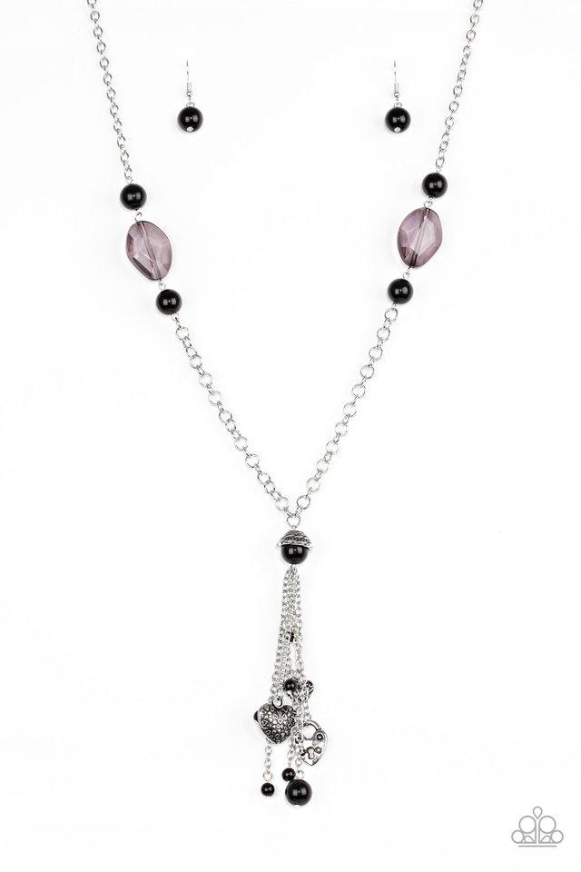 Heart-Stopping Harmony - Black Paparazzi Necklace