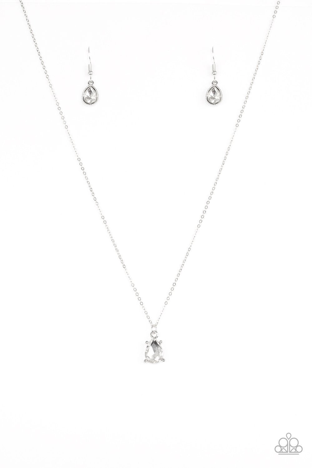 Classy Classicist White Paparazzi Necklace
