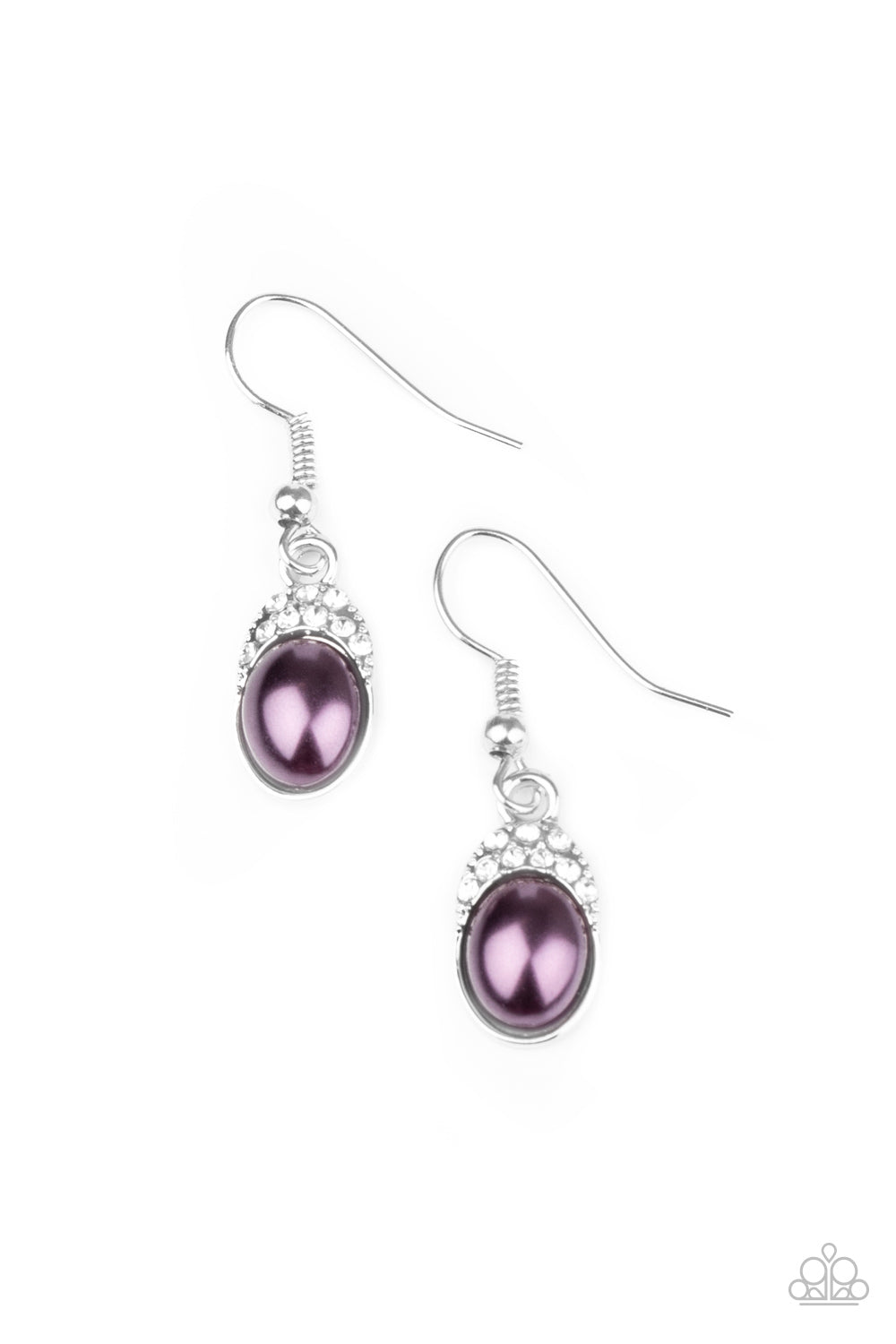 How Fancy - Purple Paparazzi Earrings