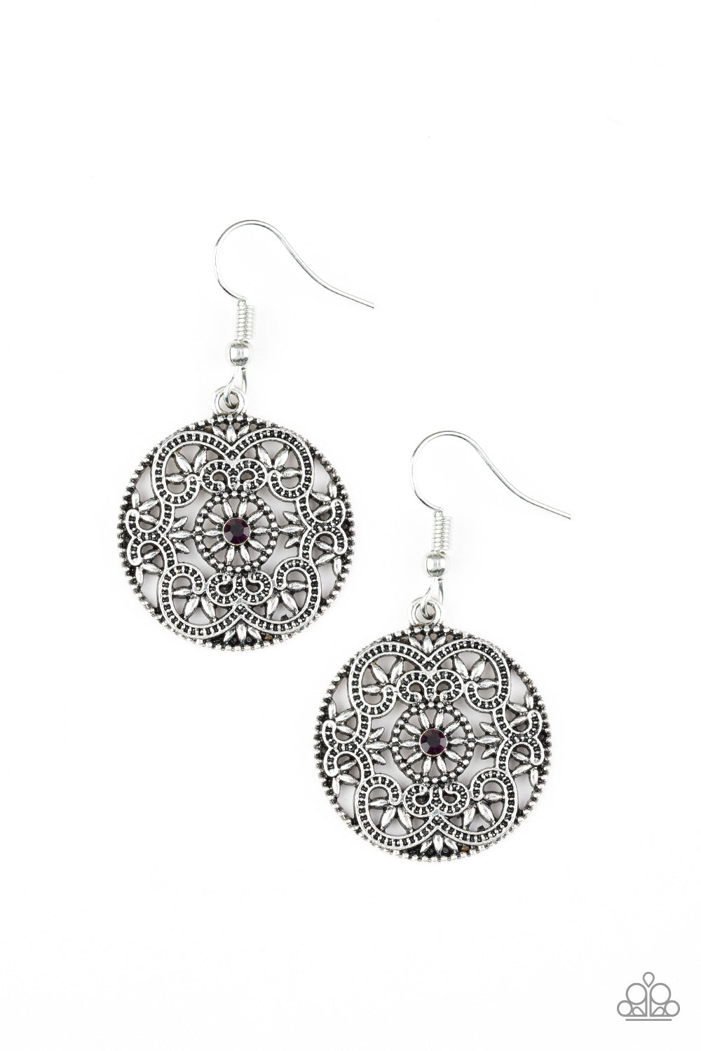 Rochester Royale - Purple Paparazzi Earrings