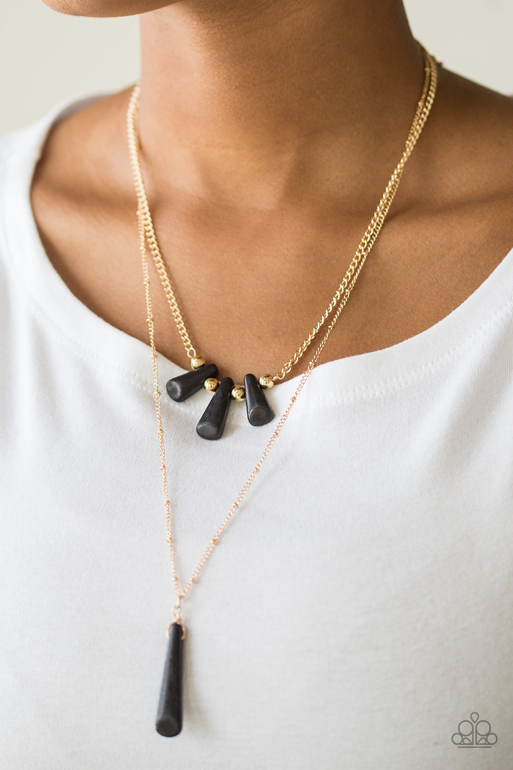 Basic Groundwork - Black Paparazzi Necklace