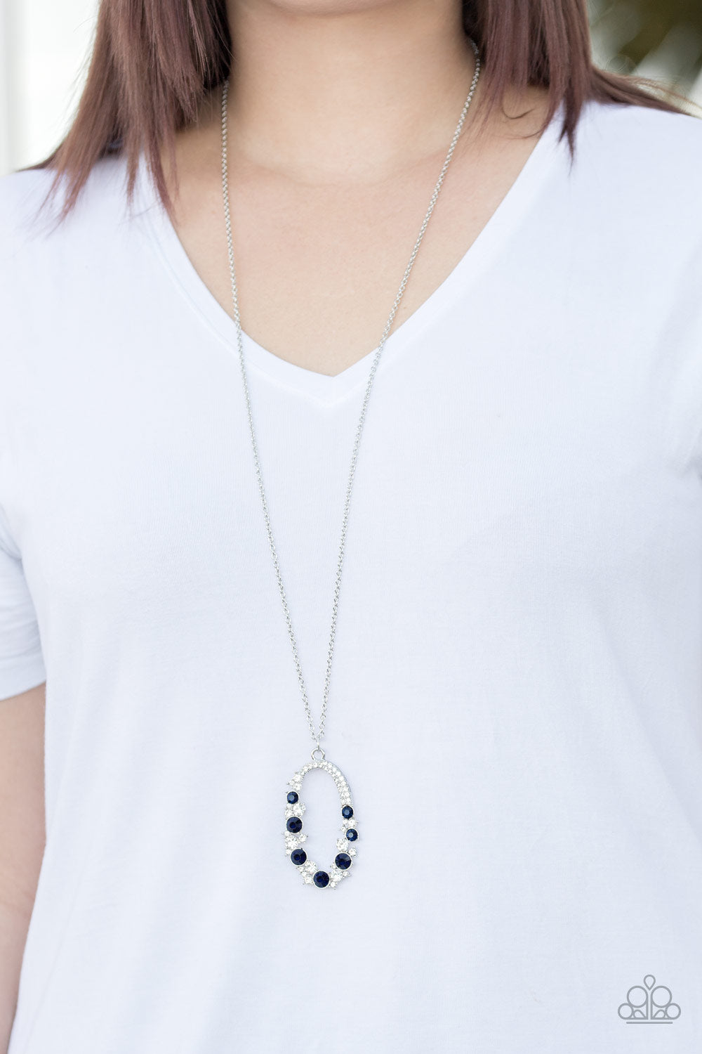 Spotlight Social - Blue Paparazzi Necklace