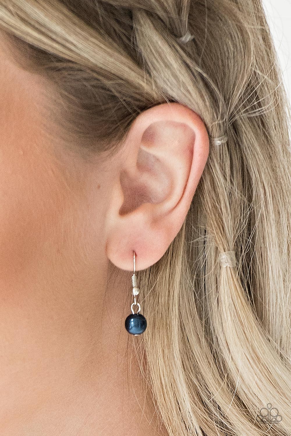 You May Kiss the Bride - Blue Paparazzi Necklace