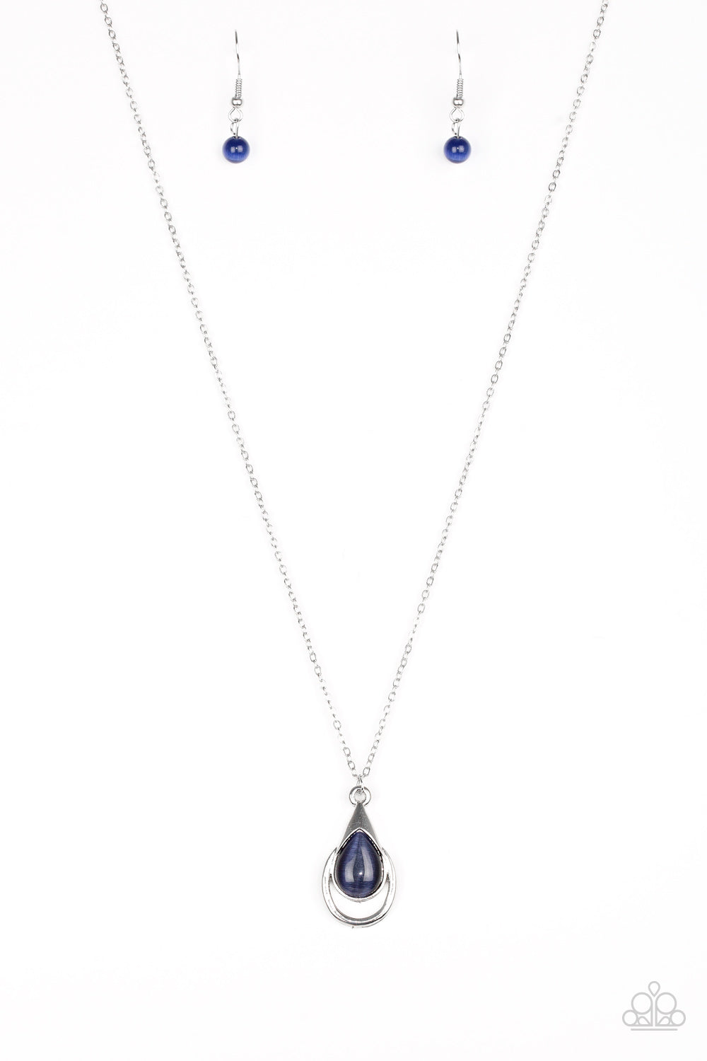 Just Drop It! - Blue Paparazzi Necklace