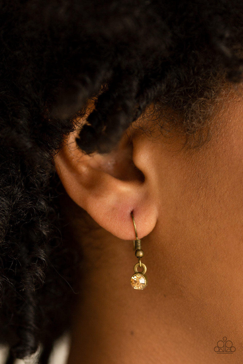 Stylishly Square - Brass Paparazzi Necklace