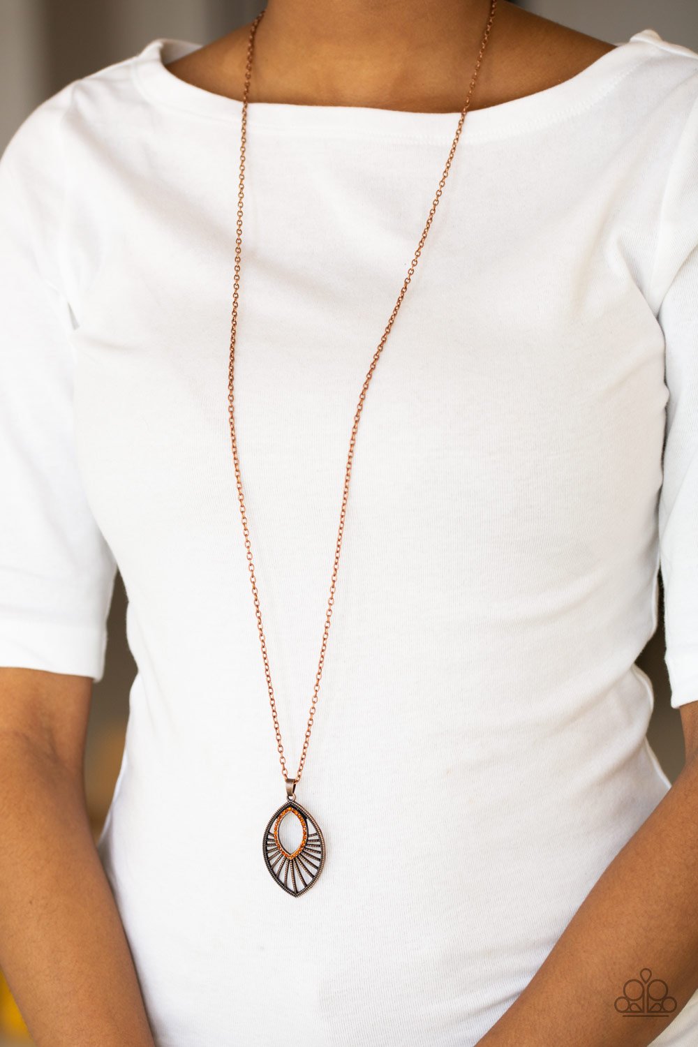 Court Couture Copper Paparazzi Necklace