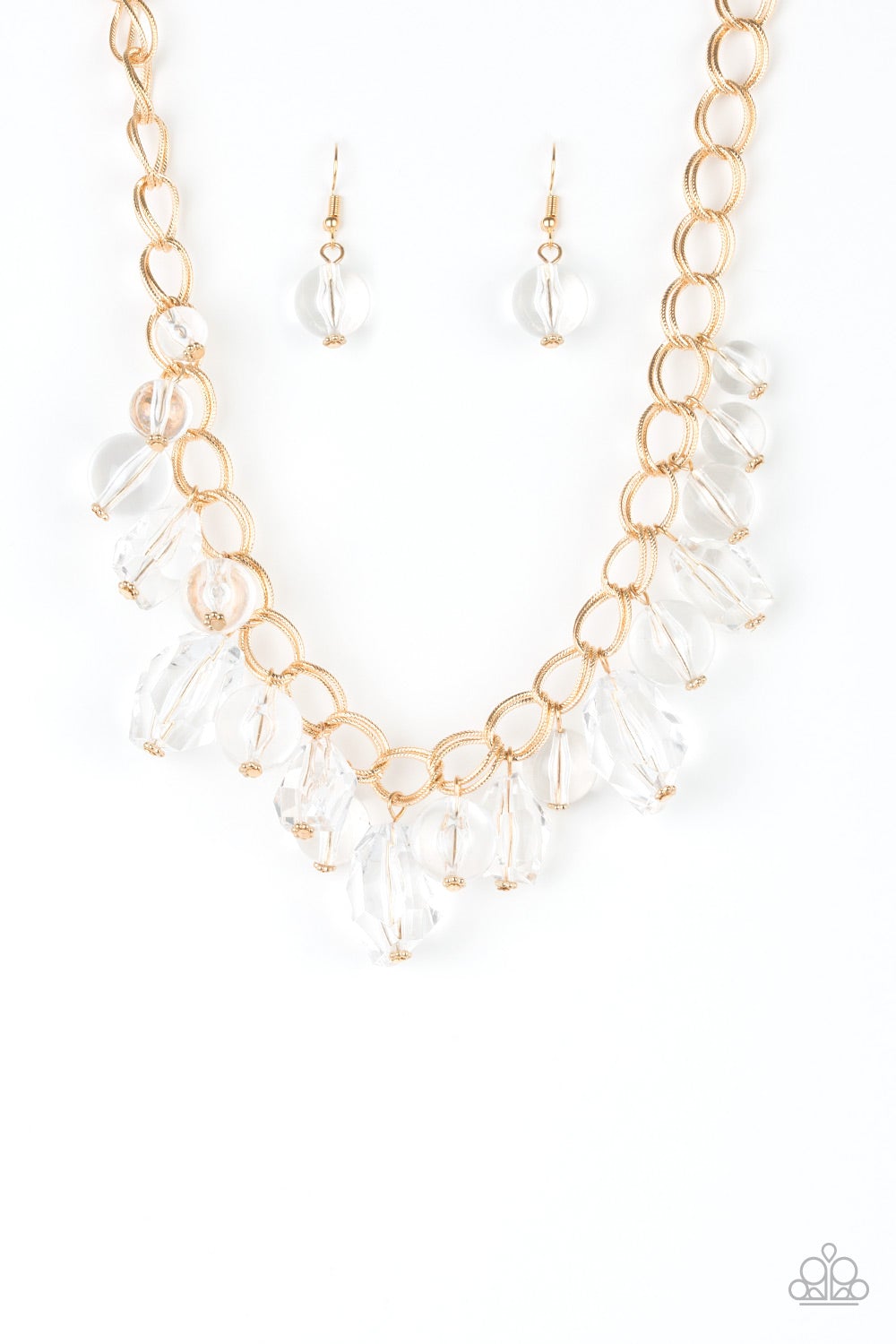 Gorgeously Globetrotter Gold Paparazzi Necklace