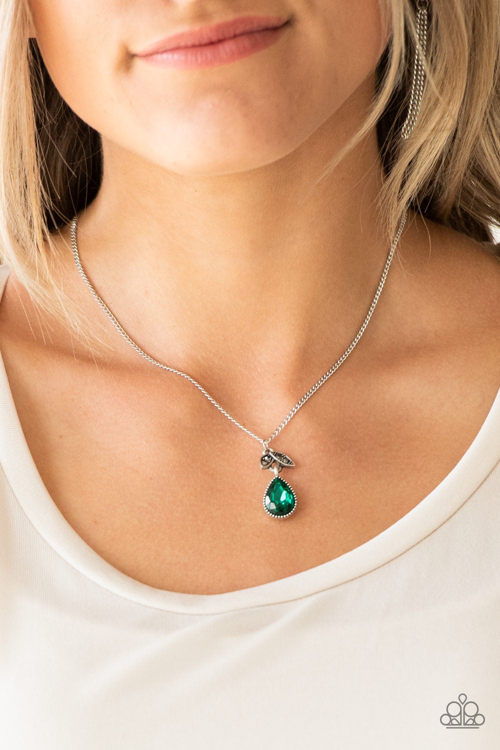 Nice to Meet You Green Paparazzi Necklace