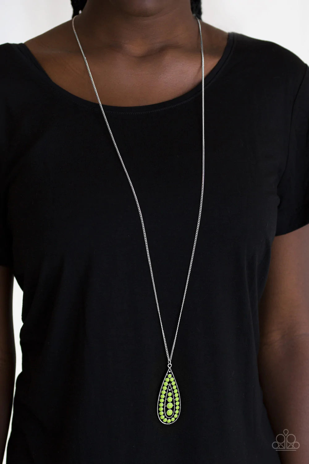 Tiki Tease - Green Paparazzi Necklace