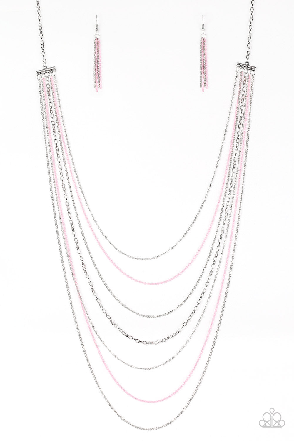 Radical Rainbows - Pink Paparazzi Necklace
