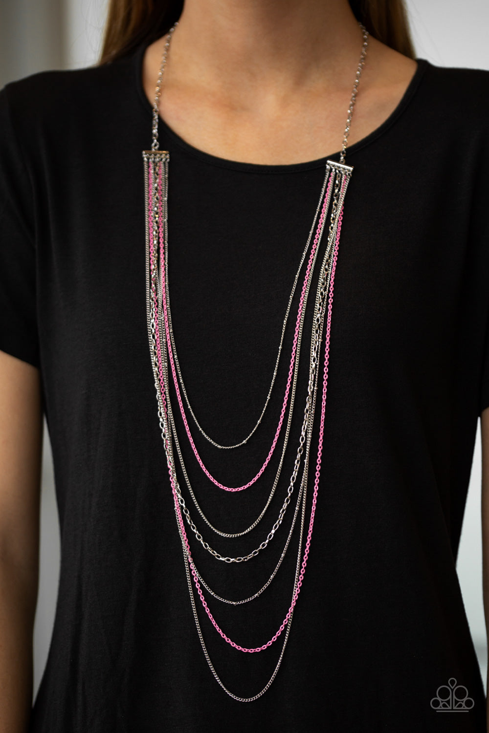 Radical Rainbows - Pink Paparazzi Necklace