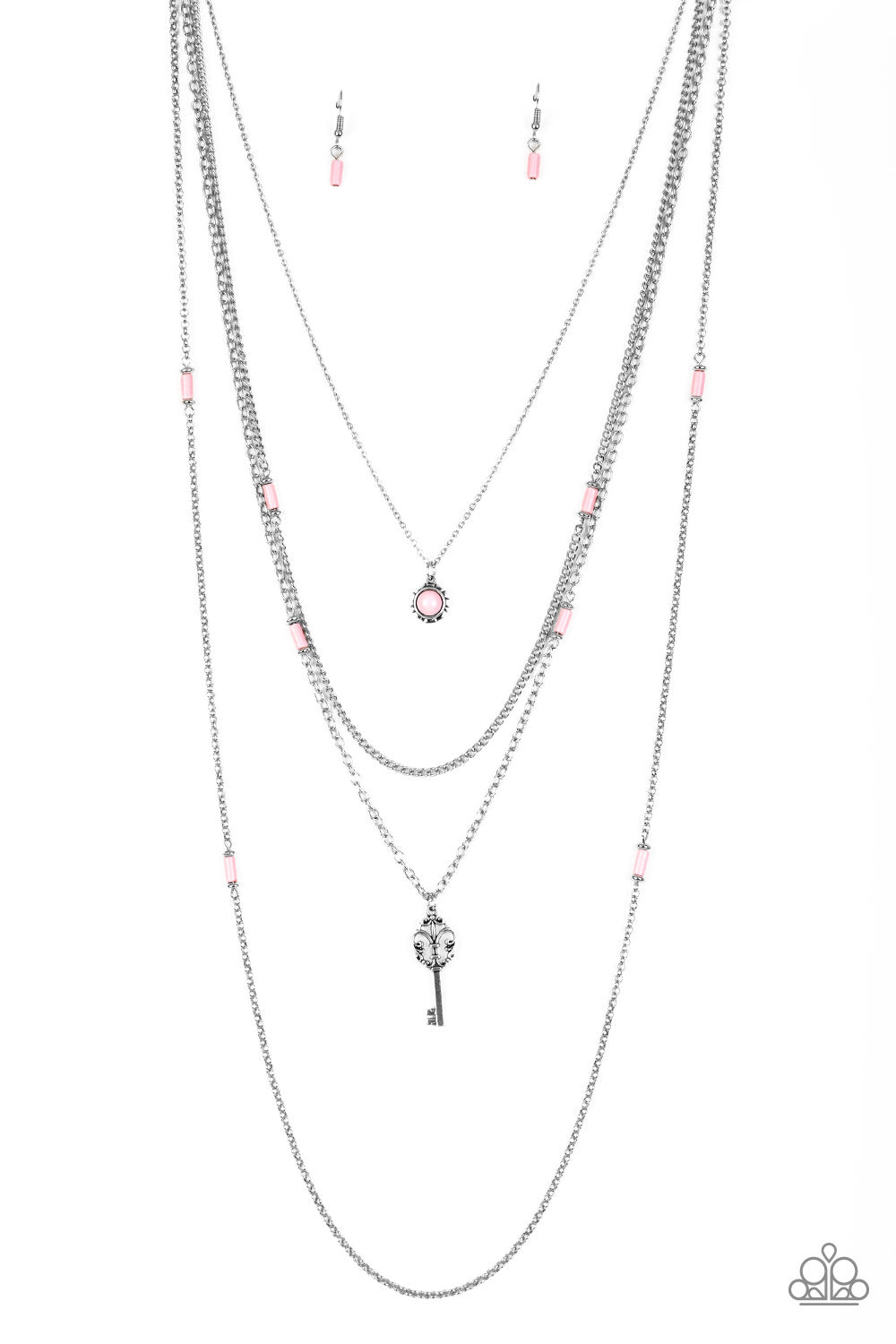Key Keynote - Pink Paparazzi Necklace