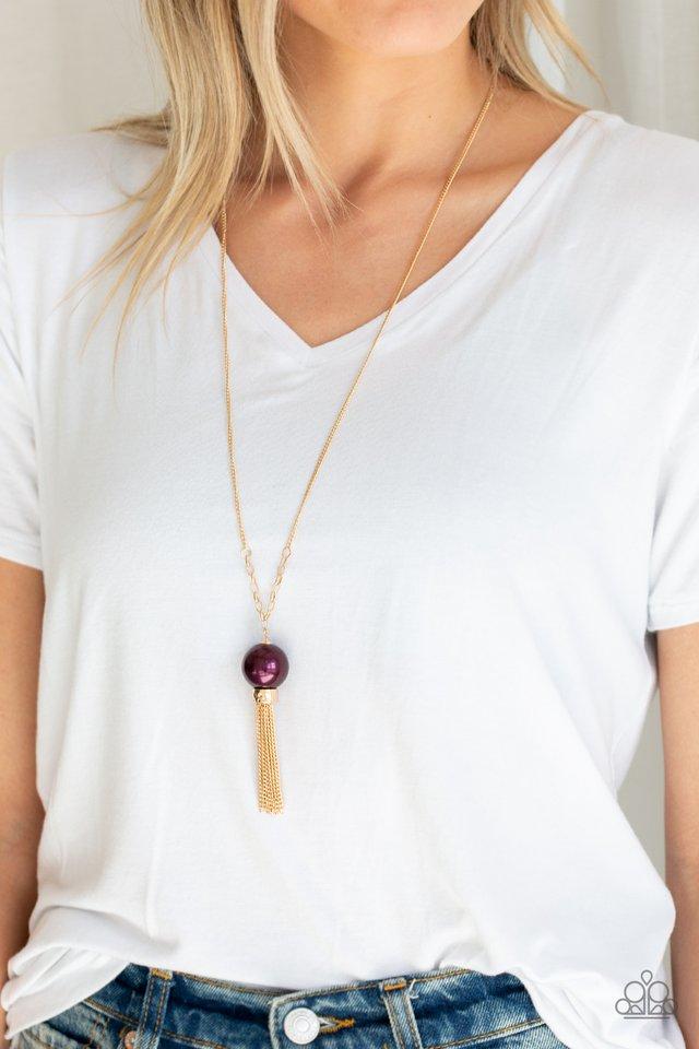 Belle of the BALLROOM Purple Paparazzi Necklace