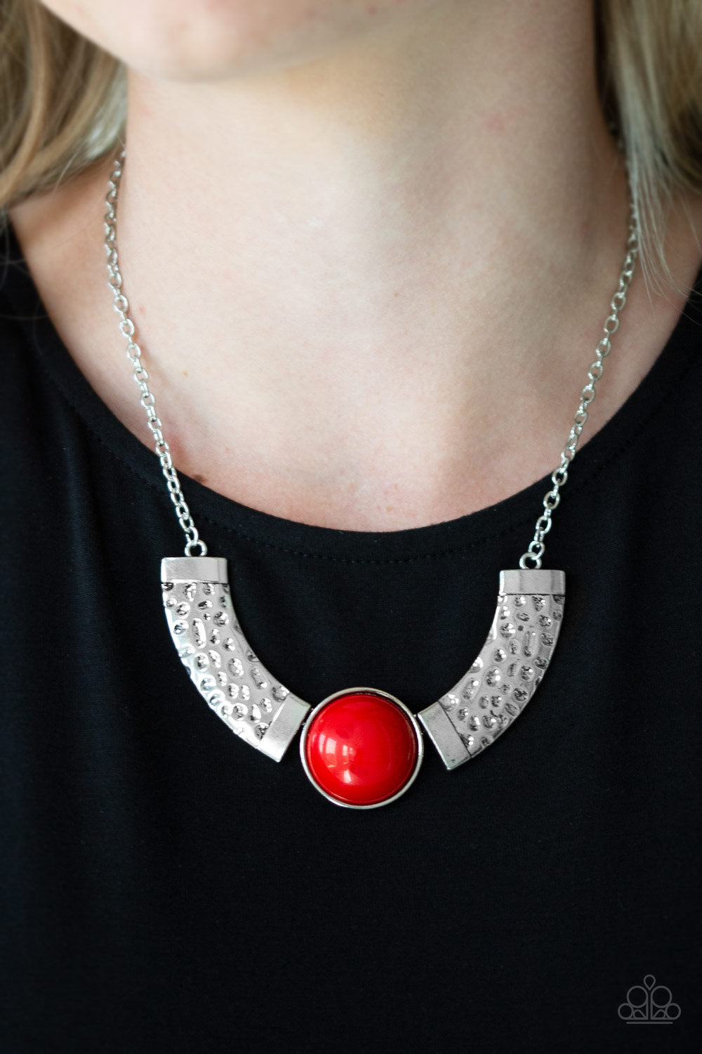 Egyptian Spell - Red Paparazzi Necklace