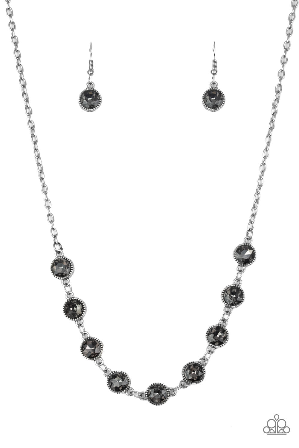 Starlit Socials - Silver Paparazzi Necklace