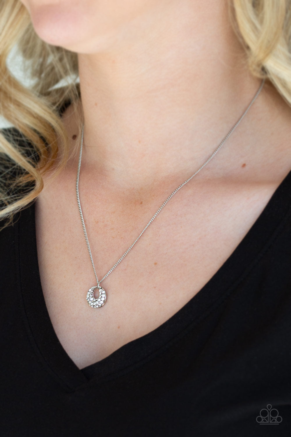 One Small Step For GLAM - White Paparazzi Necklace