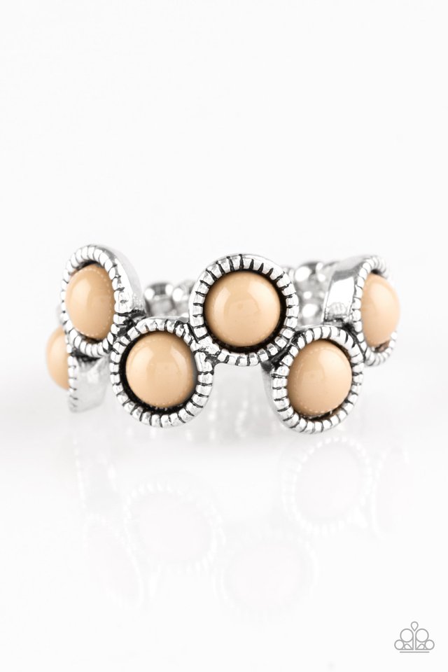 Foxy Fabulous Brown Paparazzi Ring