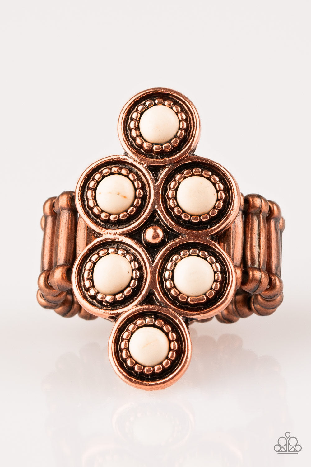River Rock Rhythm - Copper Paparazzi Ring