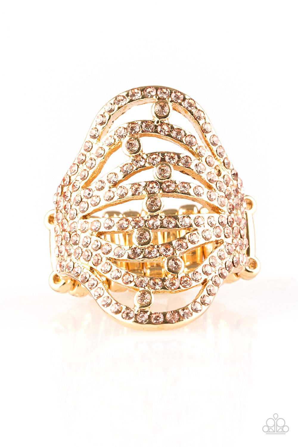 Stratospheric - Gold Paparazzi Ring