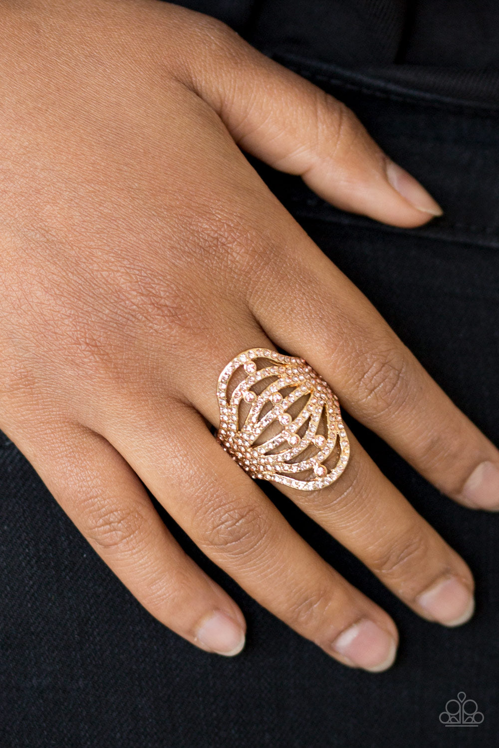 Stratospheric - Gold Paparazzi Ring