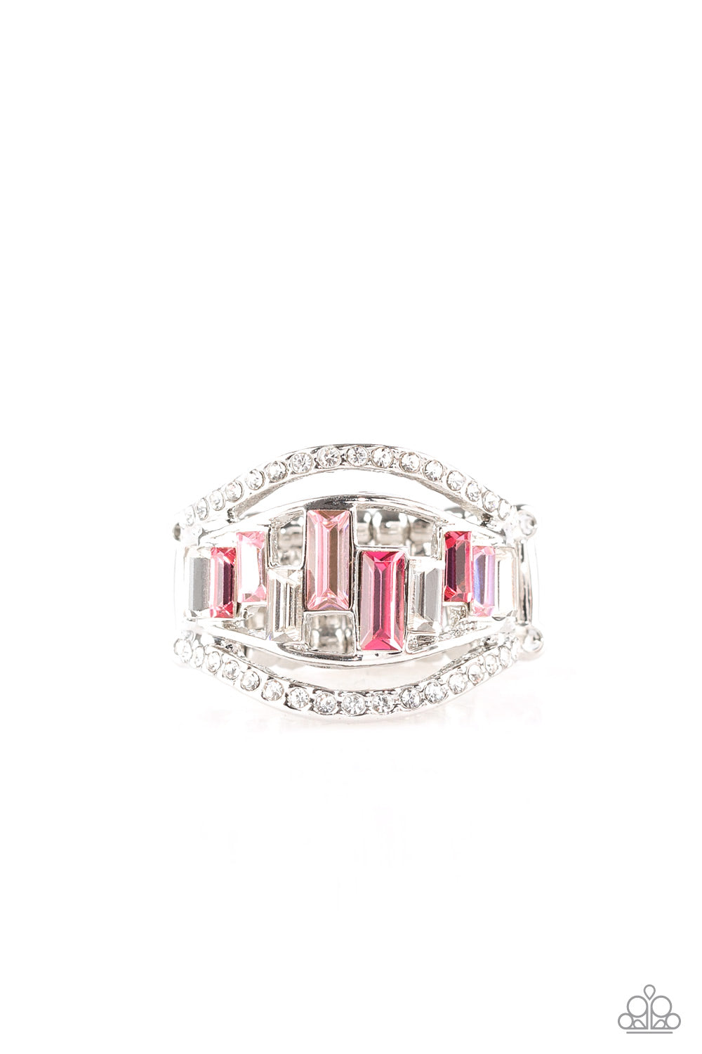 Treasure Chest Charm - Pink Paparazzi Ring