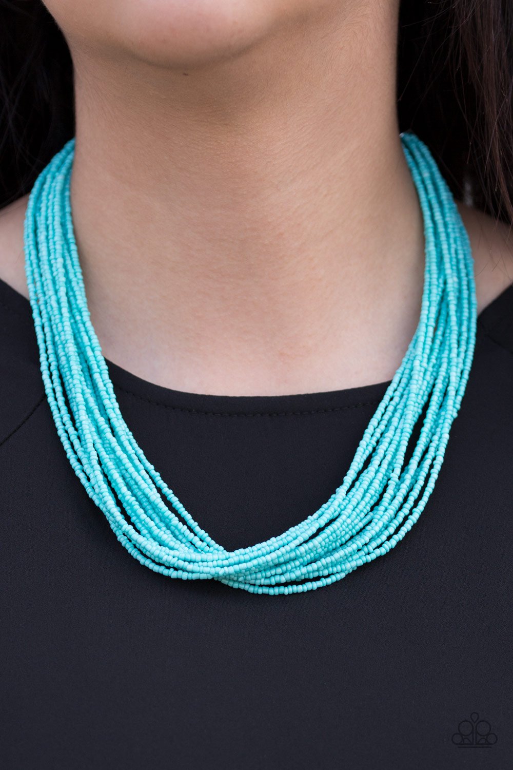 Wide Open Spaces Blue Paparazzi Necklace