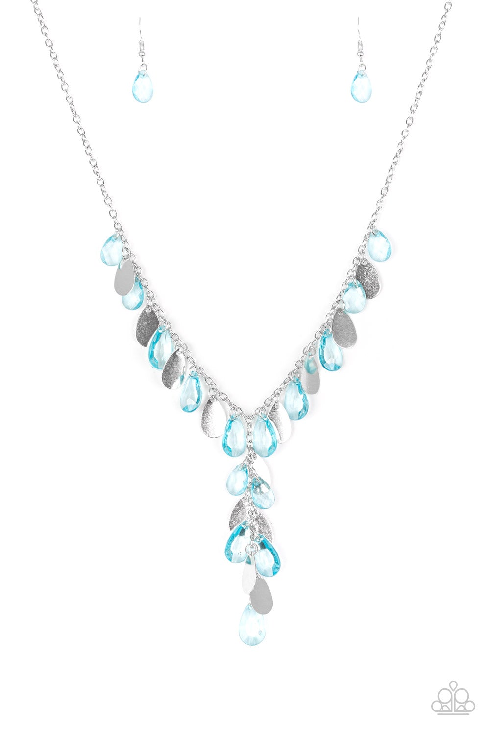 Sailboat Sunsets Blue Paparazzi Necklace