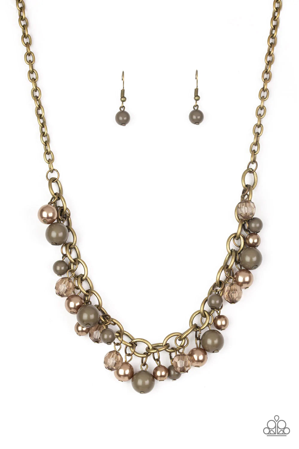 The Grit Crowd - Green Paparazzi Necklace