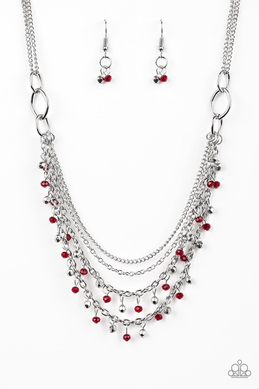 Financially Fabulous - Red Paparazzi Necklace