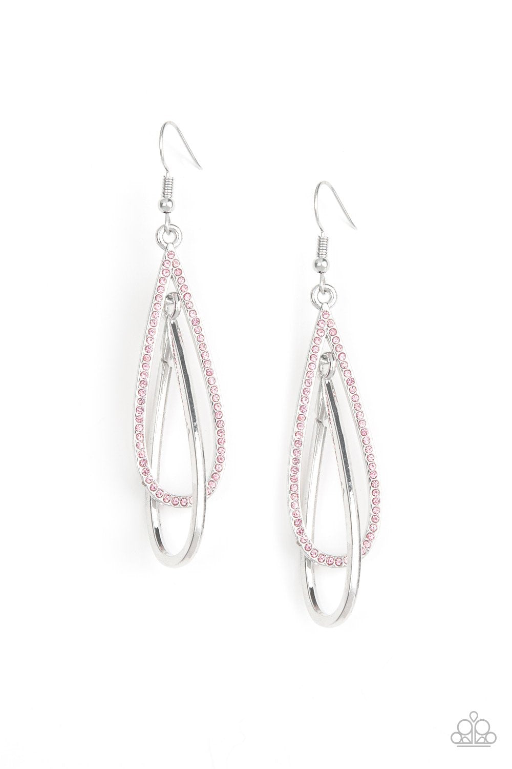 Spotlight Splendor Pink Paparazzi Earrings