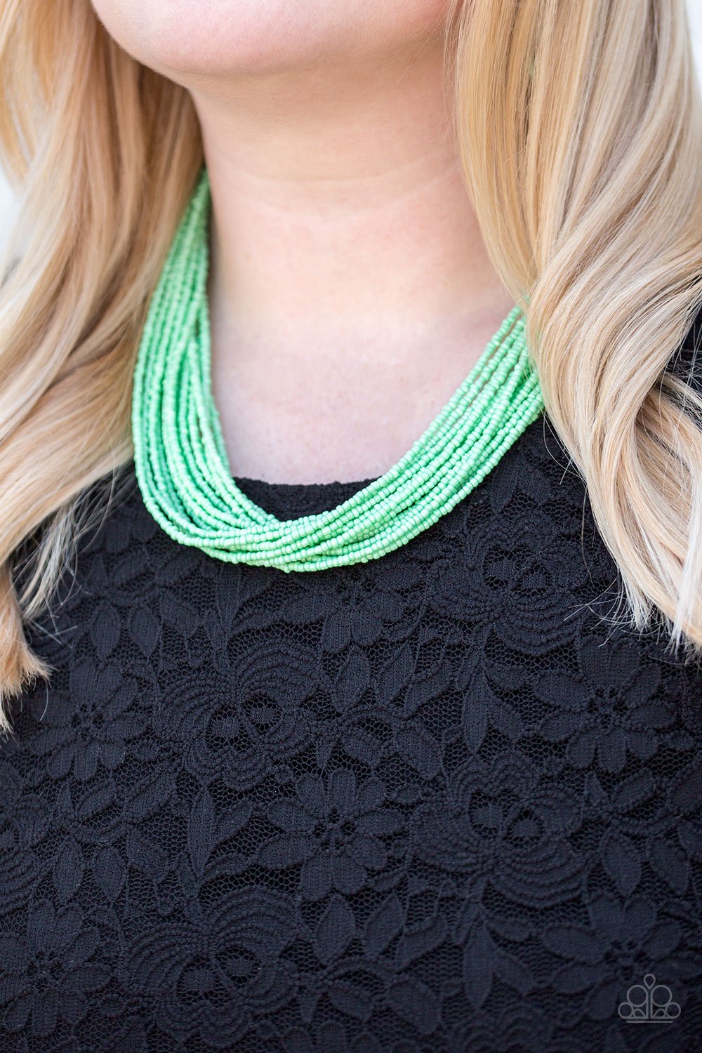 Wide Open Spaces Green Paparazzi Necklace