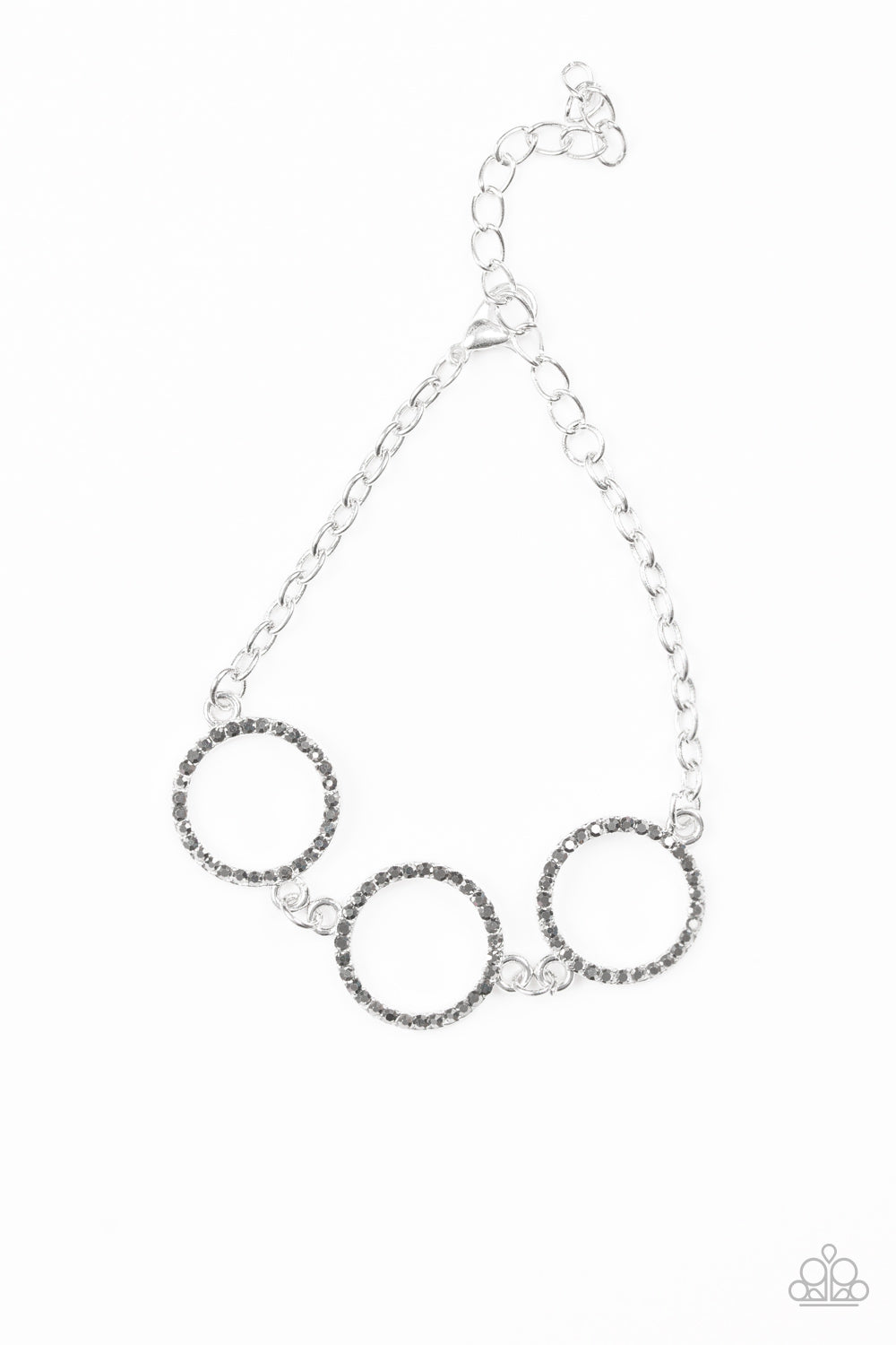 Dress The Part - Silver Paparazzi Bracelet