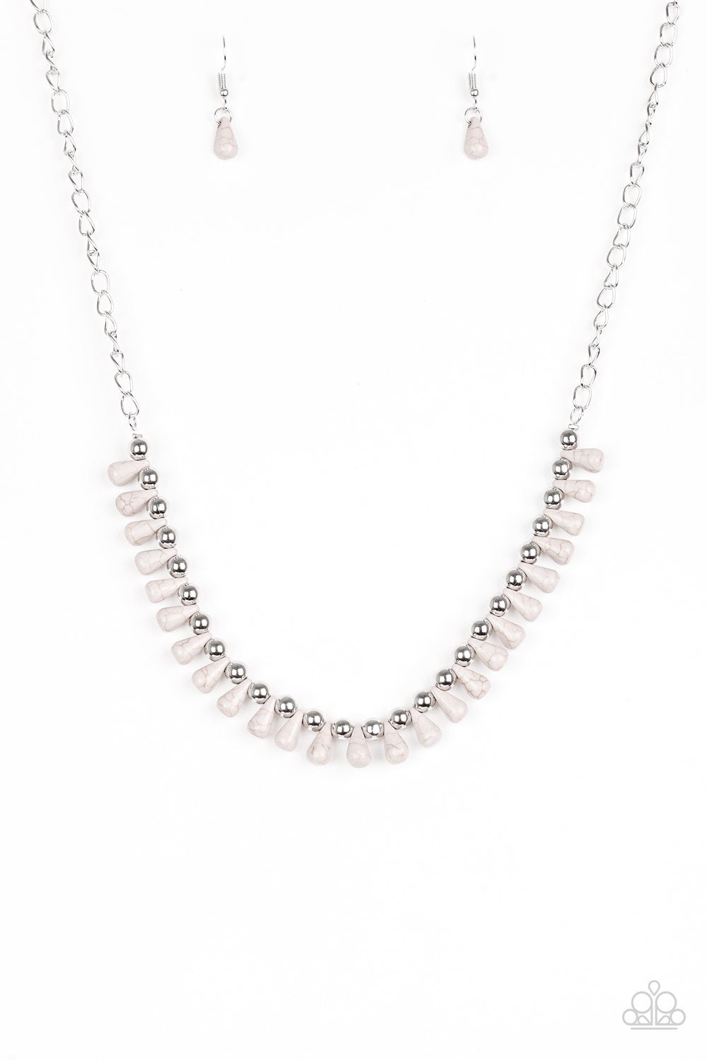 Extinct Species Silver Paparazzi Necklace