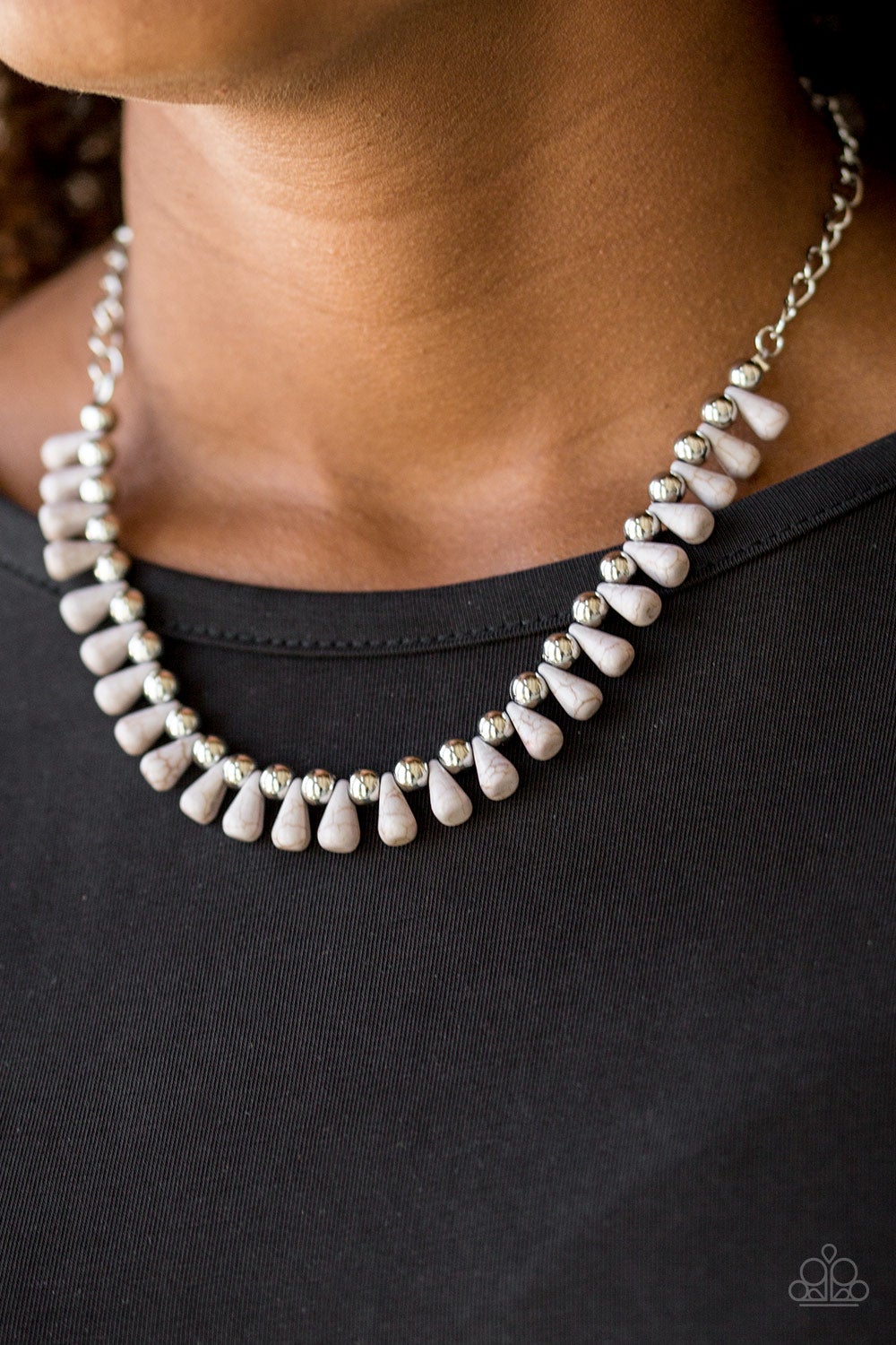 Extinct Species Silver Paparazzi Necklace