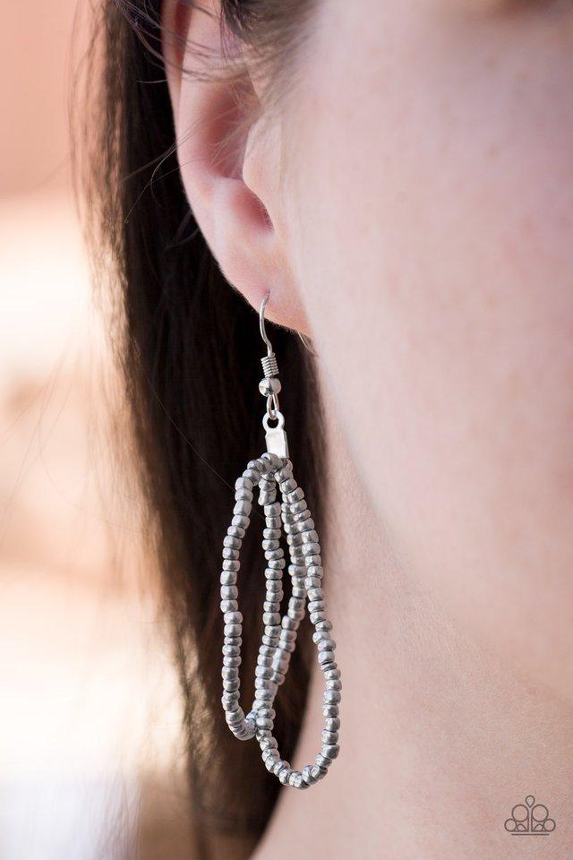 Mesmerizingly Mesopotamia - Silver Paparazzi Necklace