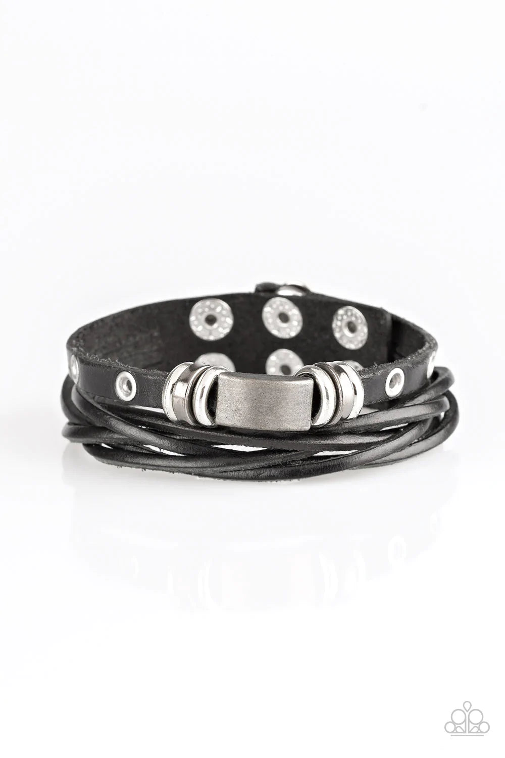 Road Rally Black Paparazzi Urban Bracelet