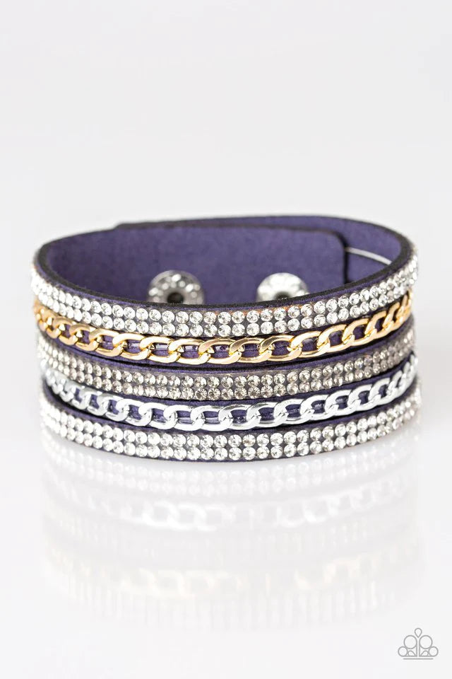Fashion Fiend Blue Paparazzi Urban Bracelet