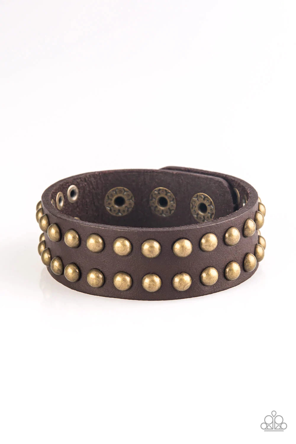 Biker Bold Brown Paparazzi Urban Bracelet
