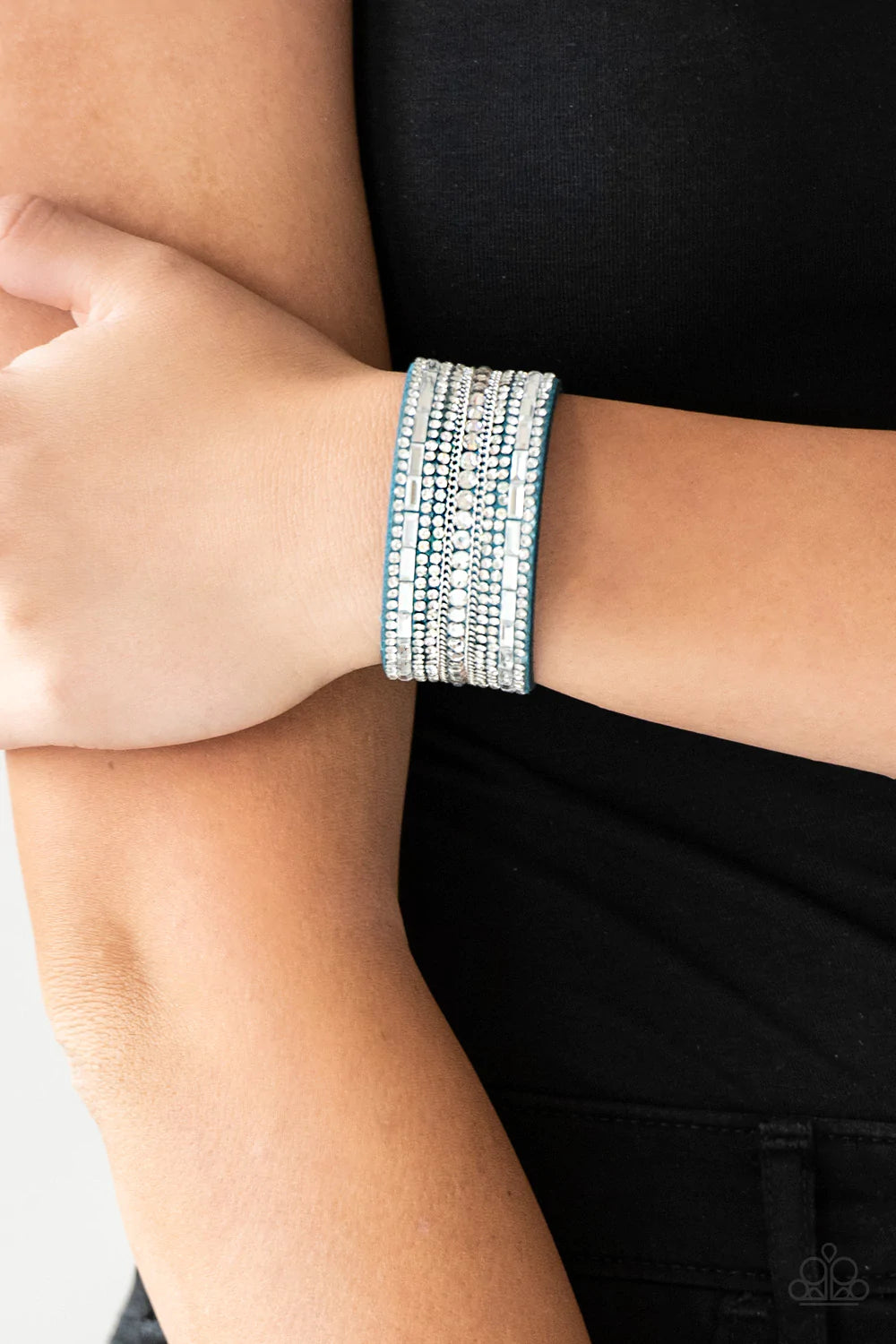 Rebel Radiance Blue Paparazzi Urban Bracelet