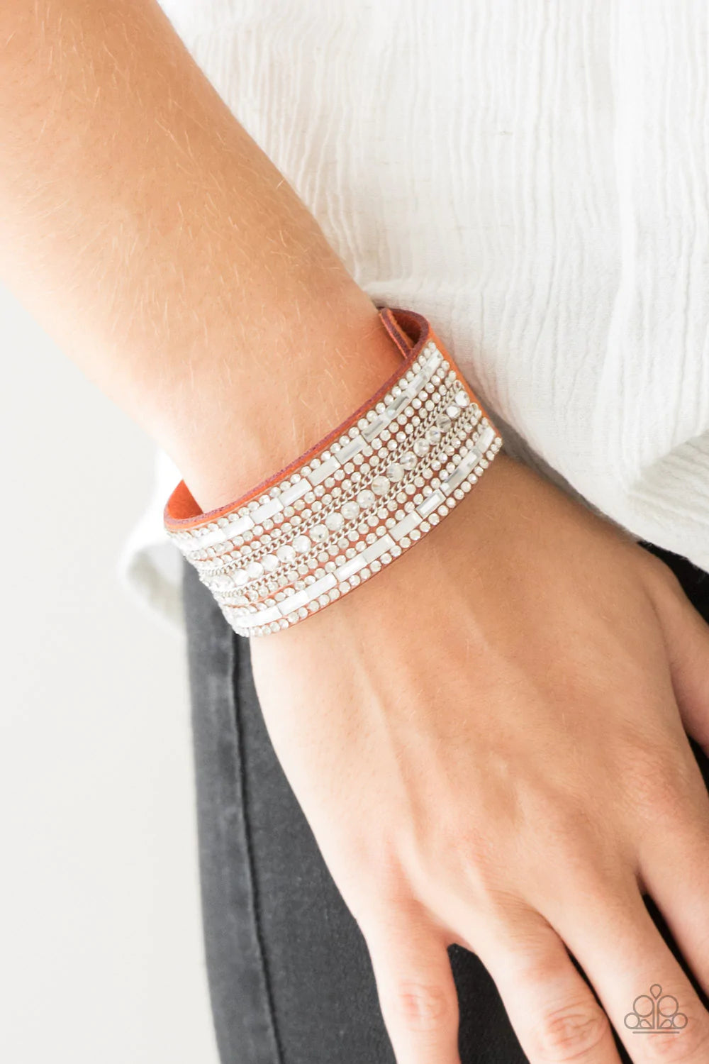 Rebel Radiance Orange Paparazzi Urban Bracelet