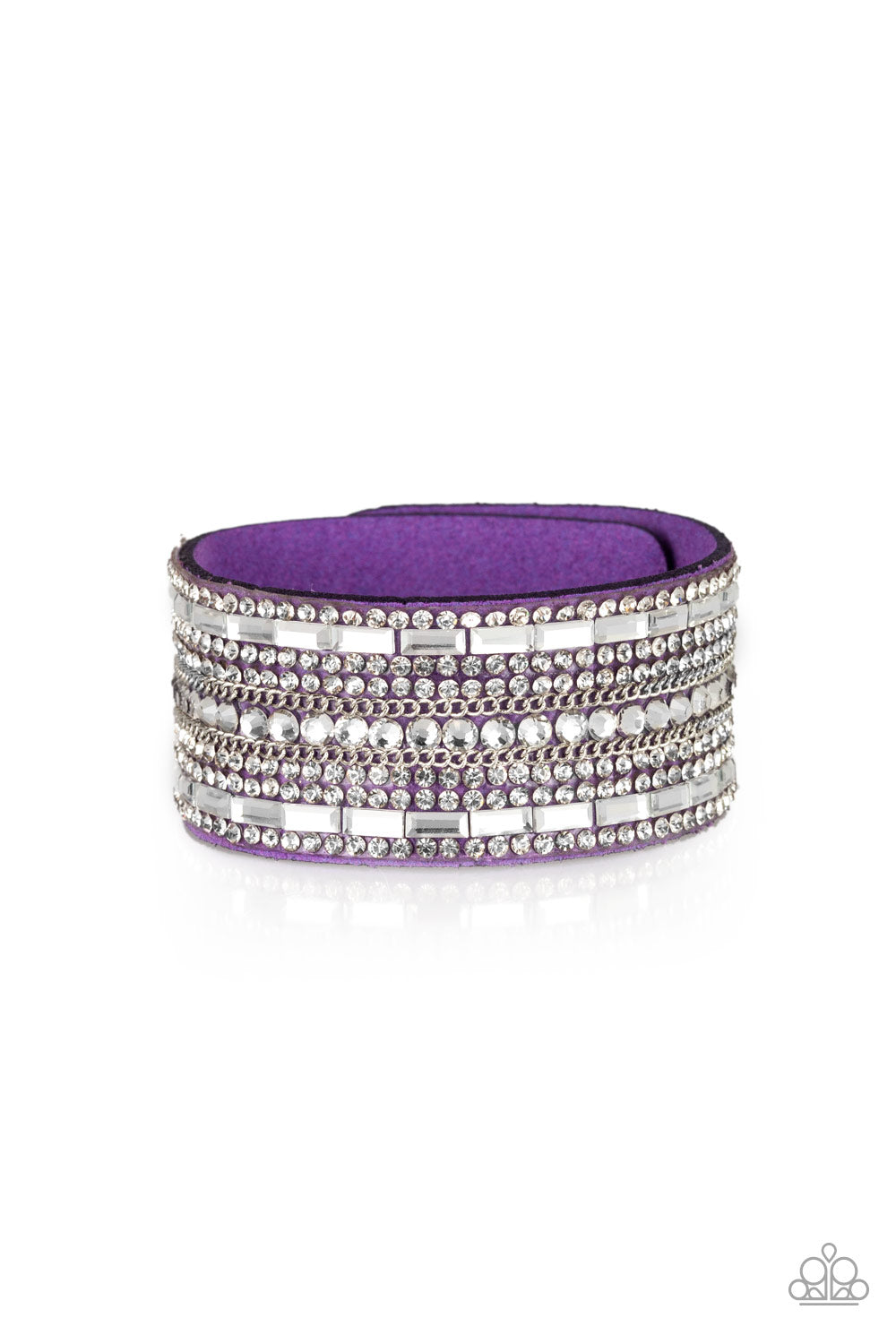 Rebel Radiance - Purple Paparazzi Urban Bracelet