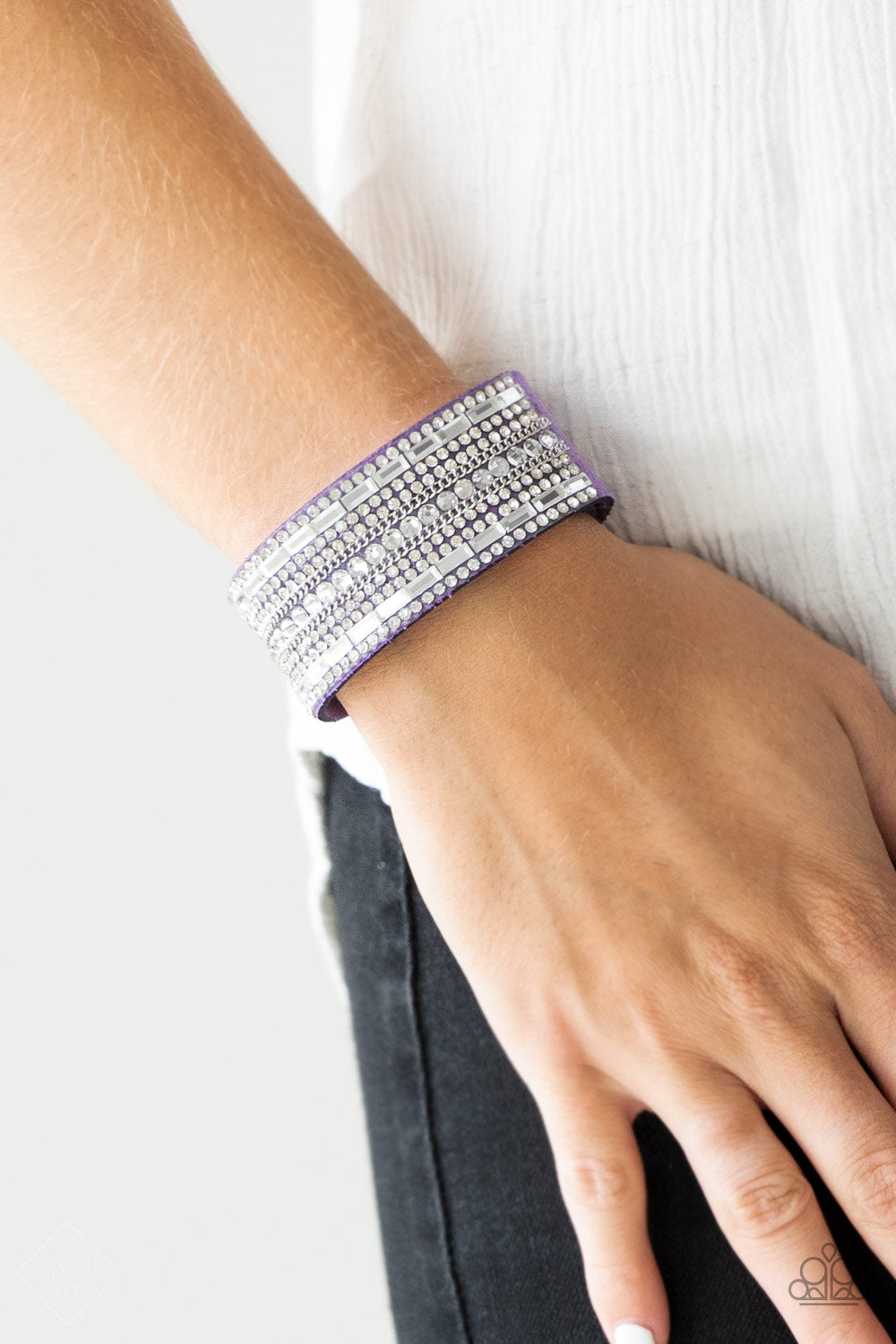 Rebel Radiance - Purple Paparazzi Urban Bracelet