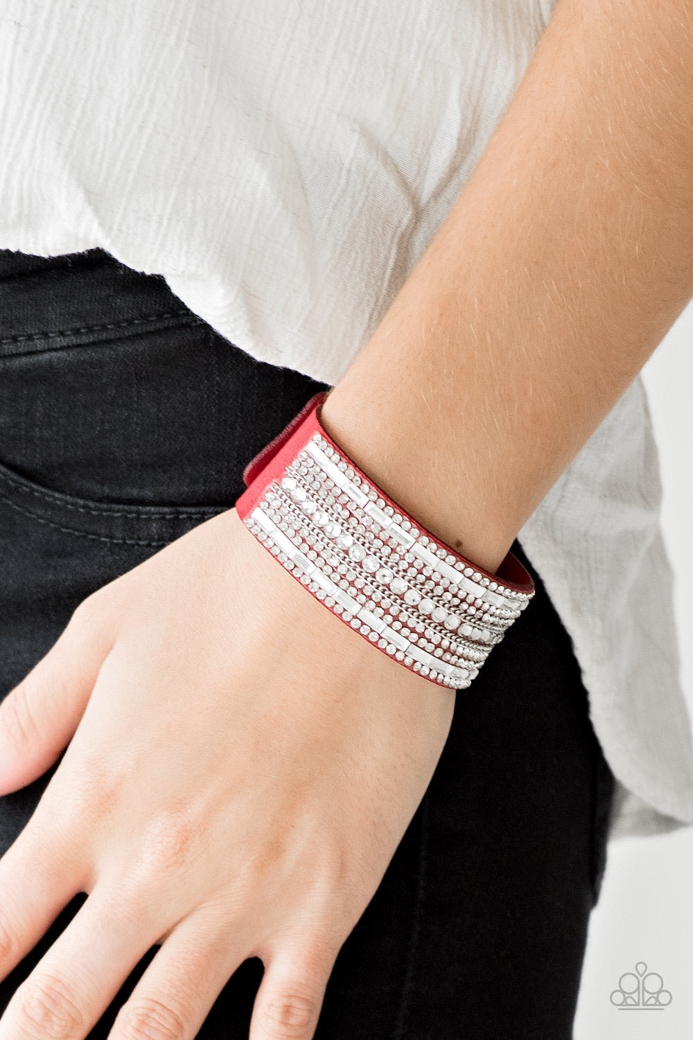 Rebel Radiance - Paparazzi Red Urban Bracelet