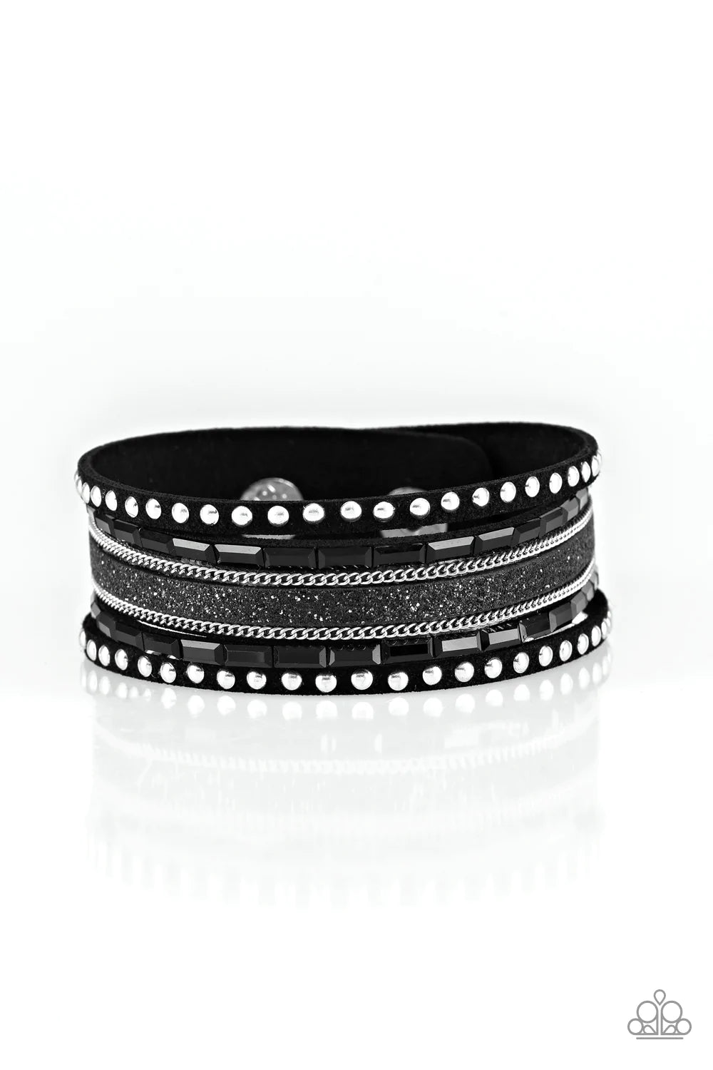 Seize The Sass Black Paparazzi Urban Bracelet