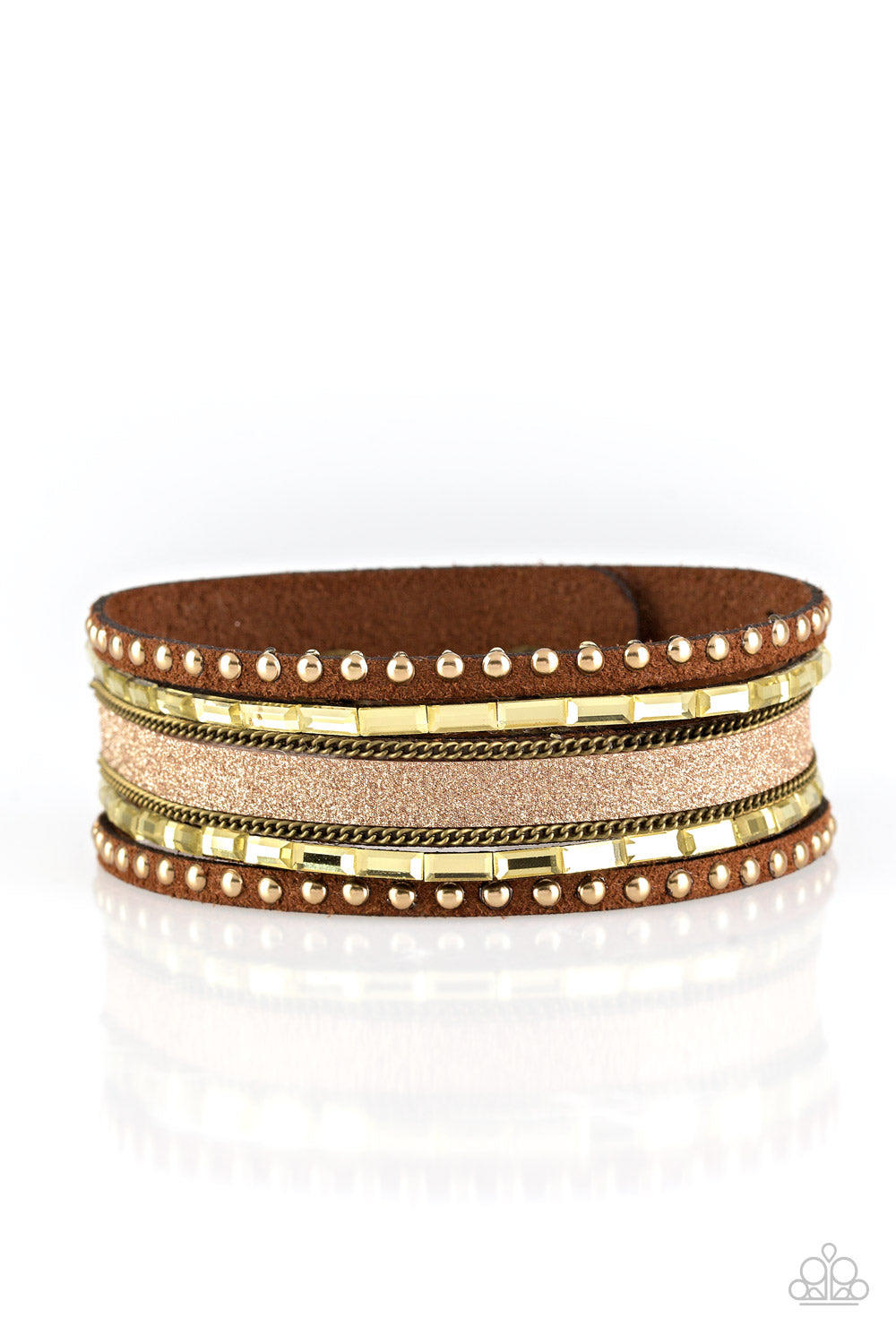 Seize The Sass - Brass Paparazzi Bracelet