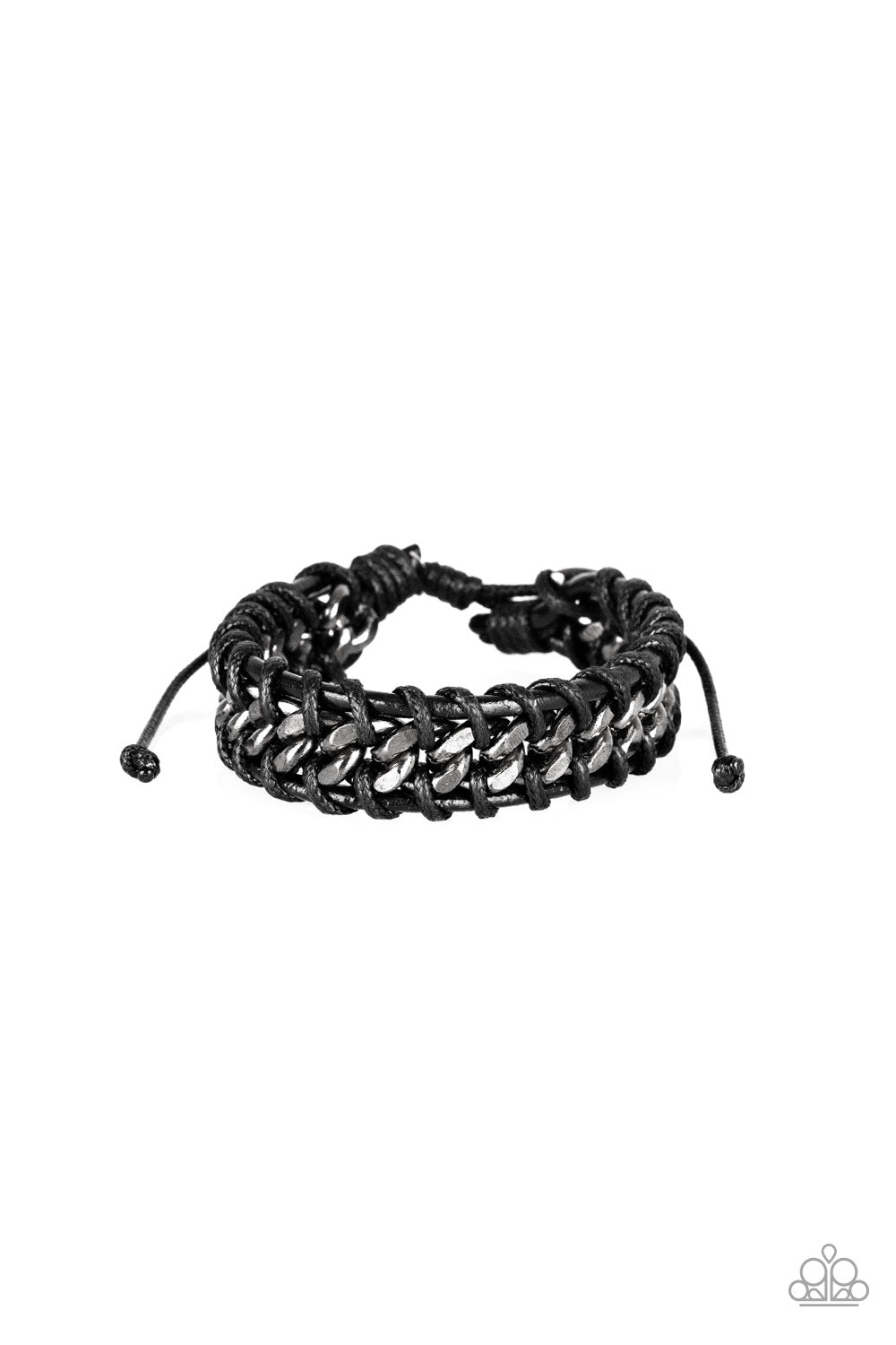 Racer Edge - Black Paparazzi Urban Bracelet