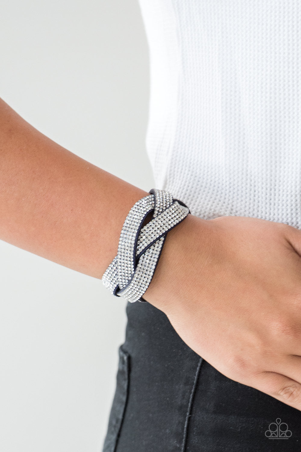 Nice Girls Finish Last - Blue Paparazzi Bracelet
