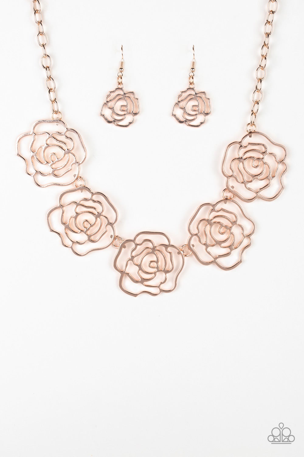 Budding Beauty Rose Gold Paparazzi Necklace