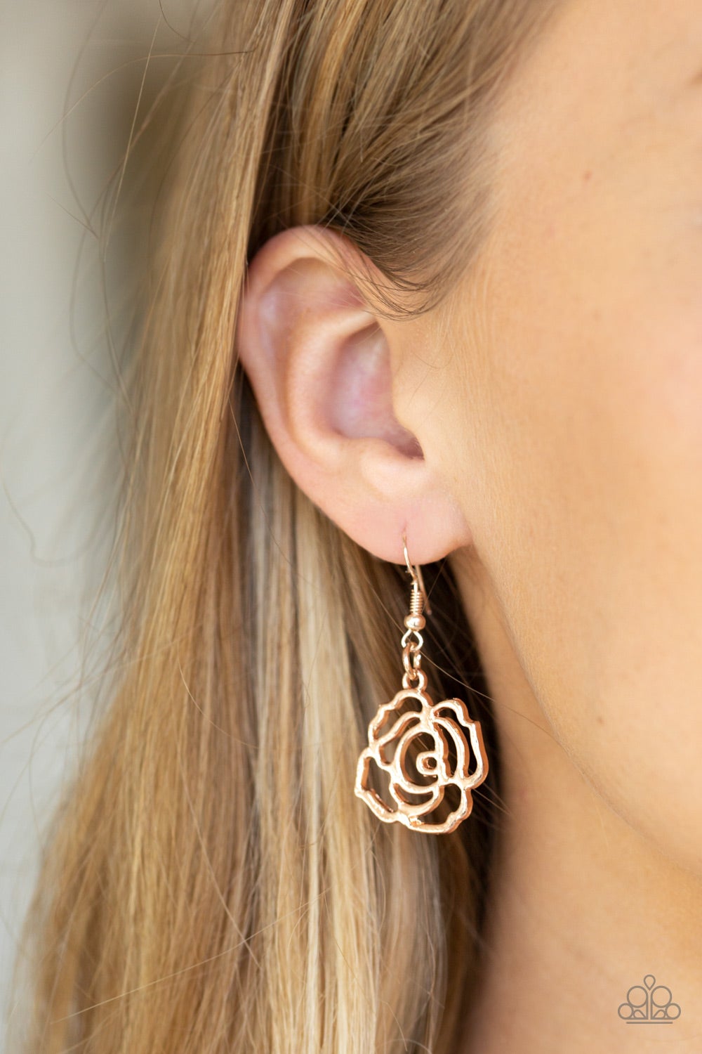 Budding Beauty Rose Gold Paparazzi Necklace